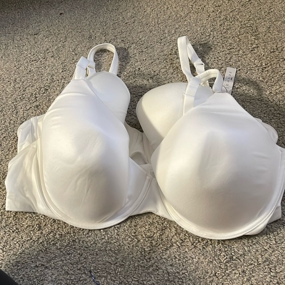 2pk - Reveal Womens Lightly Lined Demi Bra Style RR0001 - Pearl White - Picture 1 of 4